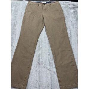 FLAG & ANTHEM Dry Goods Supply Men's Chino Pants Brown 32x32 Straight Fit Casual